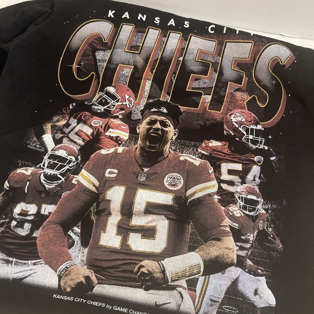 Game Changers LA Kansas City Chiefs Mahomes Super Bowl Tee Shirt Top Sz Small